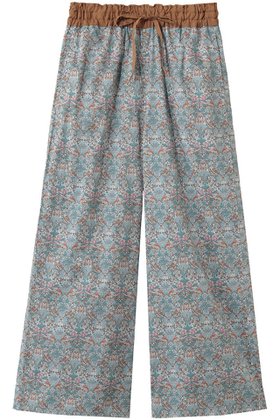【キッドブルー/KID BLUE】の26LIBERTYプリントボトム 人気、トレンドファッション・服の通販 founy(ファニー) ファッション Fashion レディースファッション Fashion for Women お家時間・ステイホーム Stay Home / At Home クロップド Cropped, Short Length パジャマ Pajamas, Sleepwear プリント Print, Printed Pattern ボトム Bottoms, Lower Wear リボン Ribbon, Bow リラックス Relax, Relaxed Fit ワイド Wide, Wide Fit 新作・新入荷 New Arrivals / New In |ID:prp329100004941649