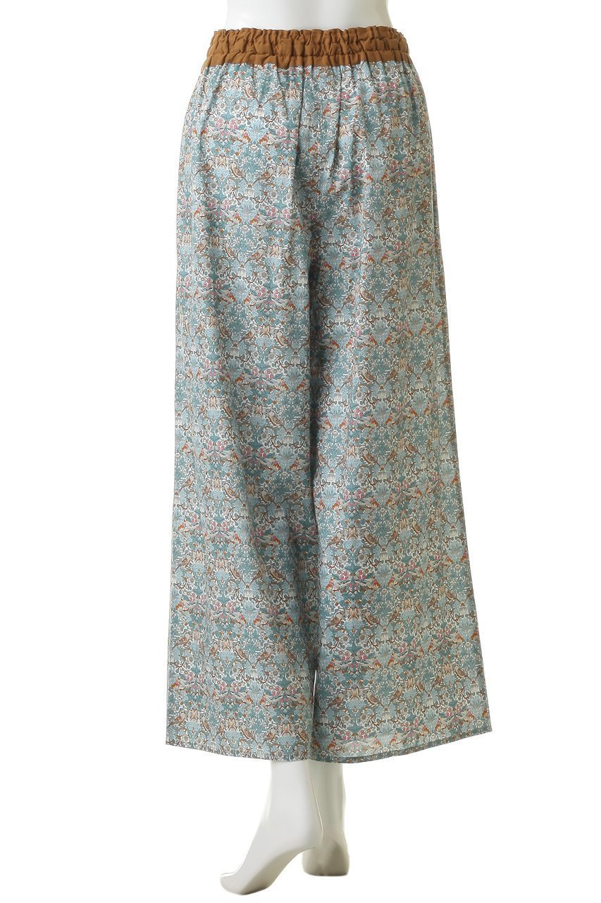 【キッドブルー/KID BLUE】の26LIBERTYプリントボトム 人気、トレンドファッション・服の通販 founy(ファニー) 　ファッション　Fashion　レディースファッション　Fashion for Women　お家時間・ステイホーム　Stay Home / At Home　クロップド　Cropped, Short Length　パジャマ　Pajamas, Sleepwear　プリント　Print, Printed Pattern　ボトム　Bottoms, Lower Wear　リボン　Ribbon, Bow　リラックス　Relax, Relaxed Fit　ワイド　Wide, Wide Fit　新作・新入荷　New Arrivals / New In　other-4|ID: prp329100004941649 ipo3291000000037088191