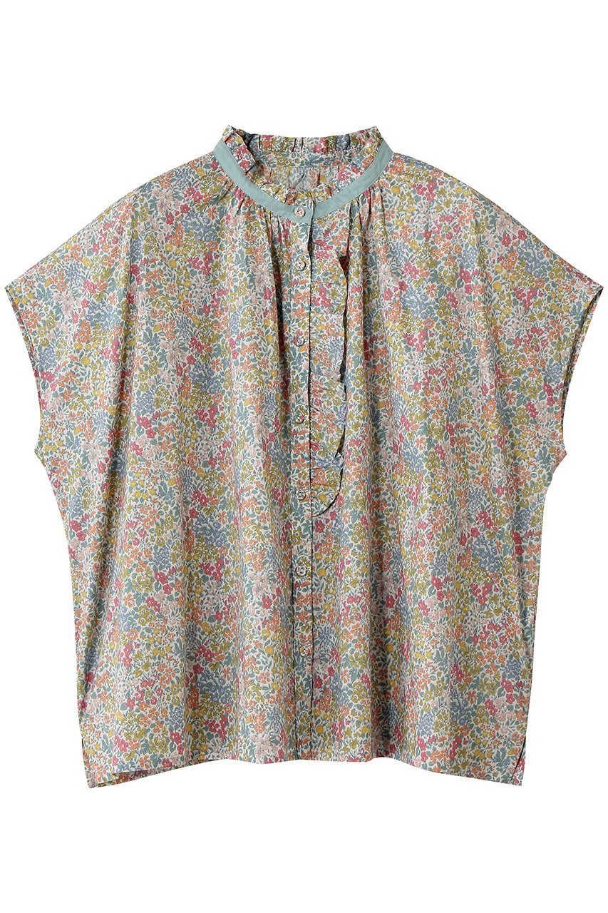 【キッドブルー/KID BLUE】の26LIBERTYプリントトップス インテリア・キッズ・メンズ・レディースファッション・服の通販 founy(ファニー) 　ファッション　Fashion　レディースファッション　Fashion for Women　トップス・カットソー　Cut & Sew Tops　パジャマ　Pajamas, Sleepwear　プリント　Print, Printed Pattern　リラックス　Relax, Relaxed Fit　新作・新入荷　New Arrivals / New In　マルチ|ID: prp329100004941650 ipo3291000000037088196