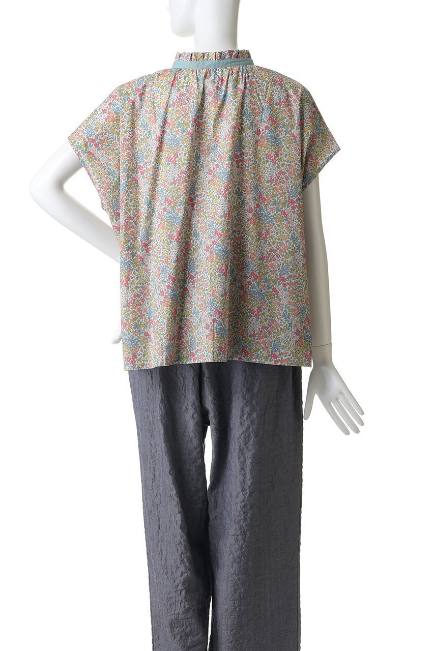 【キッドブルー/KID BLUE】の26LIBERTYプリントトップス 人気、トレンドファッション・服の通販 founy(ファニー) 　ファッション　Fashion　レディースファッション　Fashion for Women　トップス・カットソー　Cut & Sew Tops　パジャマ　Pajamas, Sleepwear　プリント　Print, Printed Pattern　リラックス　Relax, Relaxed Fit　新作・新入荷　New Arrivals / New In　other-4|ID: prp329100004941650 ipo3291000000037088199