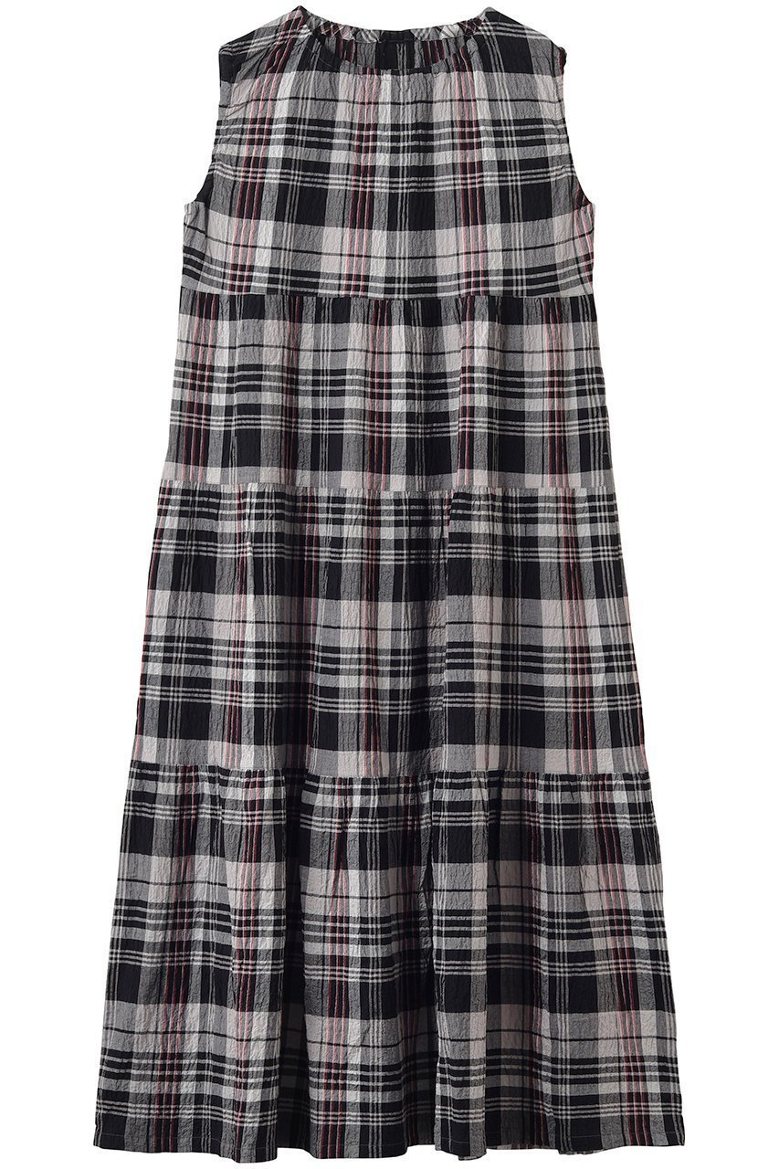 【キッドブルー/KID BLUE】の26シャーリングチェックナイティ インテリア・キッズ・メンズ・レディースファッション・服の通販 founy(ファニー) 　ファッション　Fashion　レディースファッション　Fashion for Women　ワンピース　Dresses　シャーリング　Shirring, Ruched　パジャマ　Pajamas, Sleepwear　マキシ　Maxi, Full Length　リゾート　Resort, Vacation Style　夏　Summer　新作・新入荷　New Arrivals / New In　ブラック|ID: prp329100004941652 ipo3291000000037088211