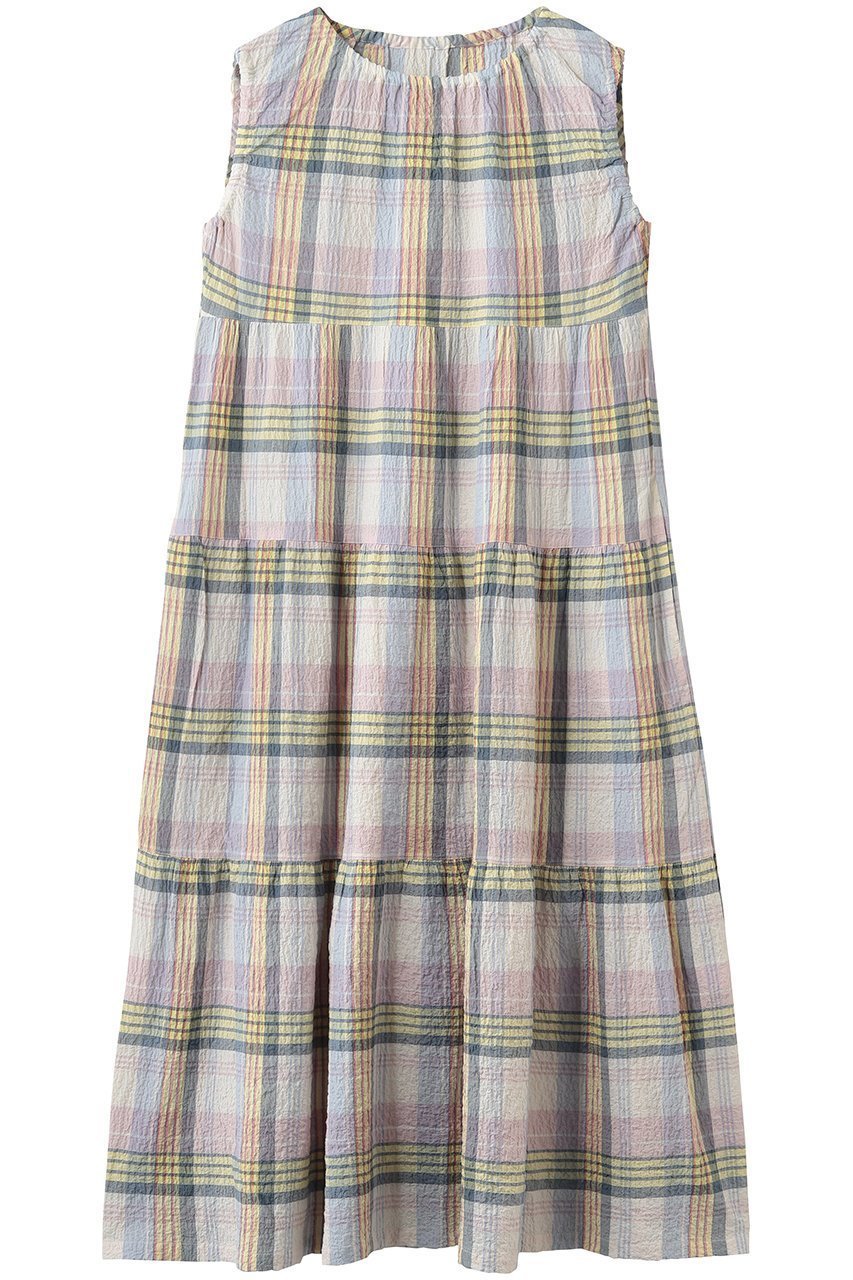 【キッドブルー/KID BLUE】の26シャーリングチェックナイティ インテリア・キッズ・メンズ・レディースファッション・服の通販 founy(ファニー) 　ファッション　Fashion　レディースファッション　Fashion for Women　ワンピース　Dresses　シャーリング　Shirring, Ruched　パジャマ　Pajamas, Sleepwear　マキシ　Maxi, Full Length　リゾート　Resort, Vacation Style　夏　Summer　新作・新入荷　New Arrivals / New In　マルチ|ID: prp329100004941652 ipo3291000000037088212