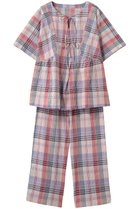 【キッドブルー/KID BLUE】の26シャーリングチェックパジャマ 人気、トレンドファッション・服の通販 founy(ファニー) ファッション Fashion レディースファッション Fashion for Women トップス・カットソー Cut & Sew Tops シャーリング Shirring, Ruched チェック Check, Plaid, Tartan パジャマ Pajamas, Sleepwear リボン Ribbon, Bow 夏 Summer 新作・新入荷 New Arrivals / New In thumbnail レッド|ID: prp329100004941654 ipo3291000000037088227
