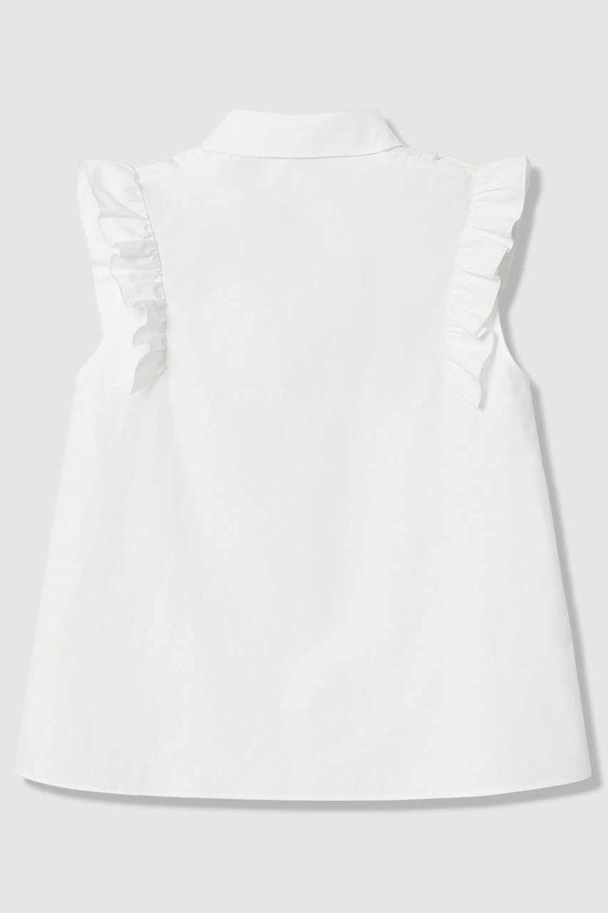 【アルアバイル/allureville】の【LOULOU WILLOUGHBY】フランジェンテブラウス 人気、トレンドファッション・服の通販 founy(ファニー) 　ファッション　Fashion　レディースファッション　Fashion for Women　トップス・カットソー　Cut & Sew Tops　キャミソール&ノースリーブ　Camisoles & Sleeveless Tops　シャツ・ブラウス・オフィスカジュアル　Elegant Blouses & Button-Ups　ノースリーブ　Sleeveless, No-Sleeve　フリル　Frill, Ruffle　夏　Summer　新作・新入荷　New Arrivals / New In　other-2|ID: prp329100004941658 ipo3291000000037088258