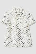 【アルアバイル/allureville】の【LOULOU WILLOUGHBY】デシンドットリボンブラウス 人気、トレンドファッション・服の通販 founy(ファニー) ファッション Fashion レディースファッション Fashion for Women トップス・カットソー Cut & Sew Tops シャツ・ブラウス・オフィスカジュアル Elegant Blouses & Button-Ups おすすめ Recommended / Our Picks クラシカル Classical, Vintage-Inspired ショート Short, Short Length スタンド Stand Collar, Upright Stand スリーブ Sleeve, Long Sleeve / Short Sleeve ドット Polka Dot, Dot Pattern プリント Print, Printed Pattern リボン Ribbon, Bow 新作・新入荷 New Arrivals / New In thumbnail オフホワイト|ID: prp329100004941659 ipo3291000000037088266