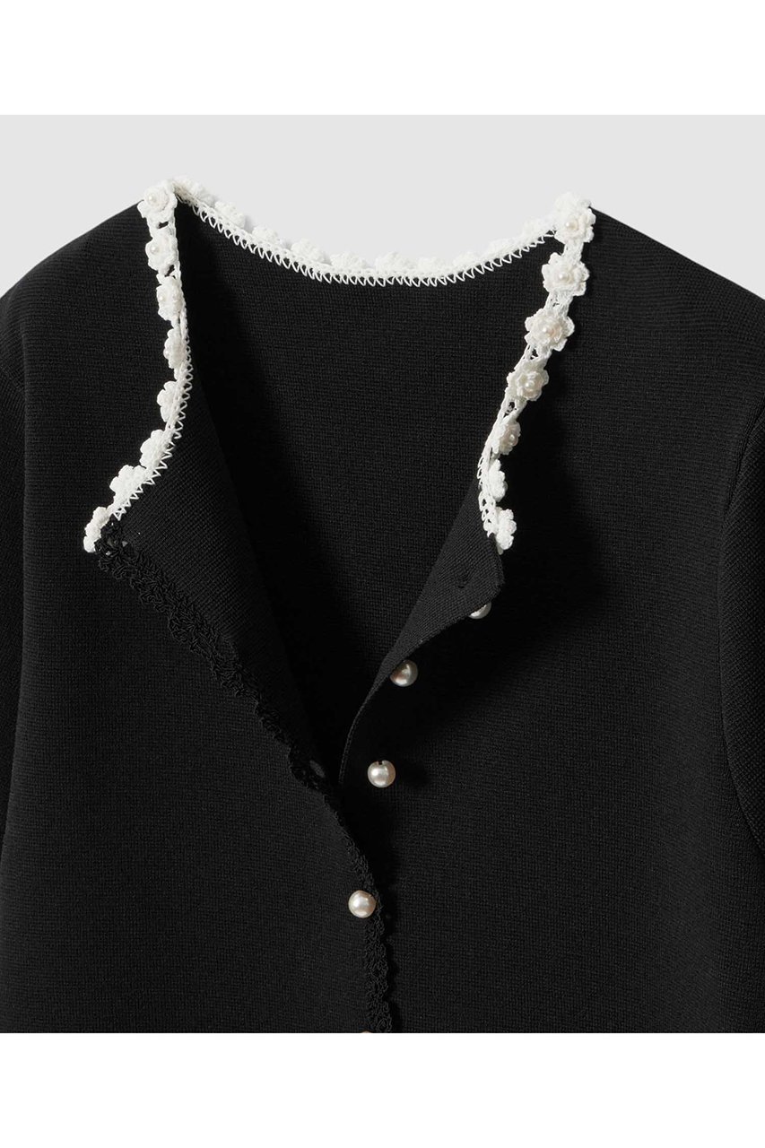 【アルアバイル/allureville】の【LOULOU WILLOUGHBY】クロッシェフラワージャケットカーディガン 人気、トレンドファッション・服の通販 founy(ファニー) 　ファッション　Fashion　レディースファッション　Fashion for Women　おすすめ　Recommended / Our Picks　カーディガン　Cardigan, Knitwear　ジャケット　Jacket, Outerwear　セットアップ　Set-Up, Coordinated Outfit　ノースリーブ　Sleeveless, No-Sleeve　ミラノリブ　Milano Rib, Milano Stitch　新作・新入荷　New Arrivals / New In　other-3|ID: prp329100004941663 ipo3291000000037088306