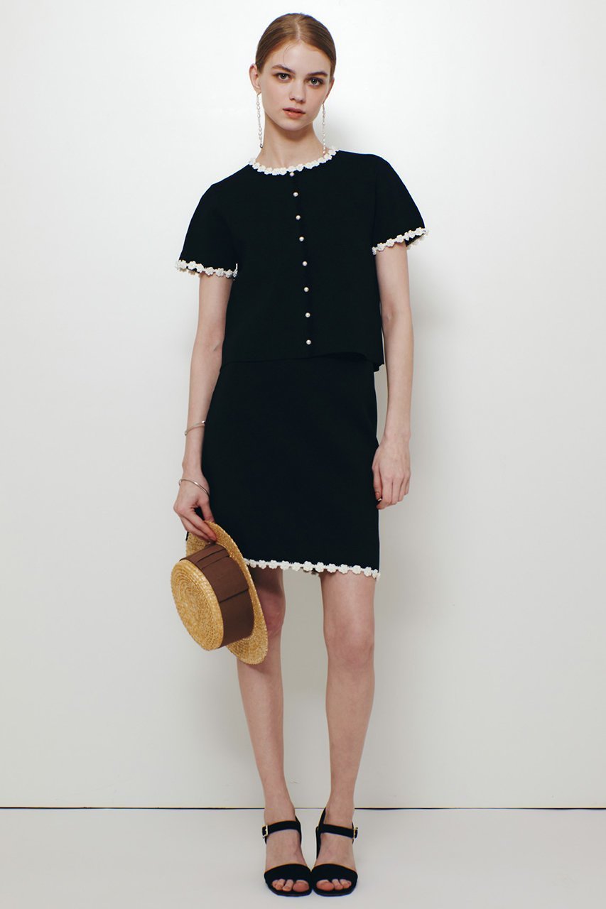 【アルアバイル/allureville】の【LOULOU WILLOUGHBY】クロッシェフラワージャケットカーディガン 人気、トレンドファッション・服の通販 founy(ファニー) 　ファッション　Fashion　レディースファッション　Fashion for Women　おすすめ　Recommended / Our Picks　カーディガン　Cardigan, Knitwear　ジャケット　Jacket, Outerwear　セットアップ　Set-Up, Coordinated Outfit　ノースリーブ　Sleeveless, No-Sleeve　ミラノリブ　Milano Rib, Milano Stitch　新作・新入荷　New Arrivals / New In　other-6|ID: prp329100004941663 ipo3291000000037088309