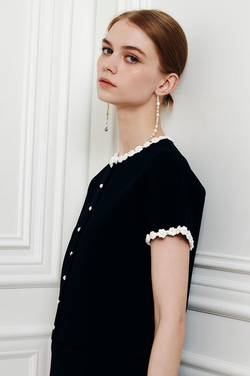 【アルアバイル/allureville】の【LOULOU WILLOUGHBY】クロッシェフラワージャケットカーディガン 人気、トレンドファッション・服の通販 founy(ファニー) 　ファッション　Fashion　レディースファッション　Fashion for Women　おすすめ　Recommended / Our Picks　カーディガン　Cardigan, Knitwear　ジャケット　Jacket, Outerwear　セットアップ　Set-Up, Coordinated Outfit　ノースリーブ　Sleeveless, No-Sleeve　ミラノリブ　Milano Rib, Milano Stitch　新作・新入荷　New Arrivals / New In　other-8|ID: prp329100004941663 ipo3291000000037088311