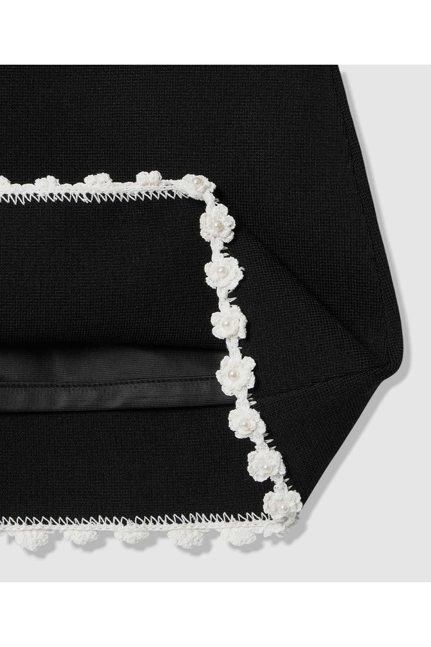 【アルアバイル/allureville】の【LOULOU WILLOUGHBY】クロッシェフラワーミニスカート 人気、トレンドファッション・服の通販 founy(ファニー) 　ファッション　Fashion　レディースファッション　Fashion for Women　スカート　Skirts　ミニスカート　Mini Skirts　カーディガン　Cardigan, Knitwear　セットアップ　Set-Up, Coordinated Outfit　バランス　Balance, Style Balance　ミニスカート　Mini Skirt, Short Skirt　ミラノリブ　Milano Rib, Milano Stitch　人気　Popular, Best Seller　新作・新入荷　New Arrivals / New In　other-4|ID: prp329100004941664 ipo3291000000037088317