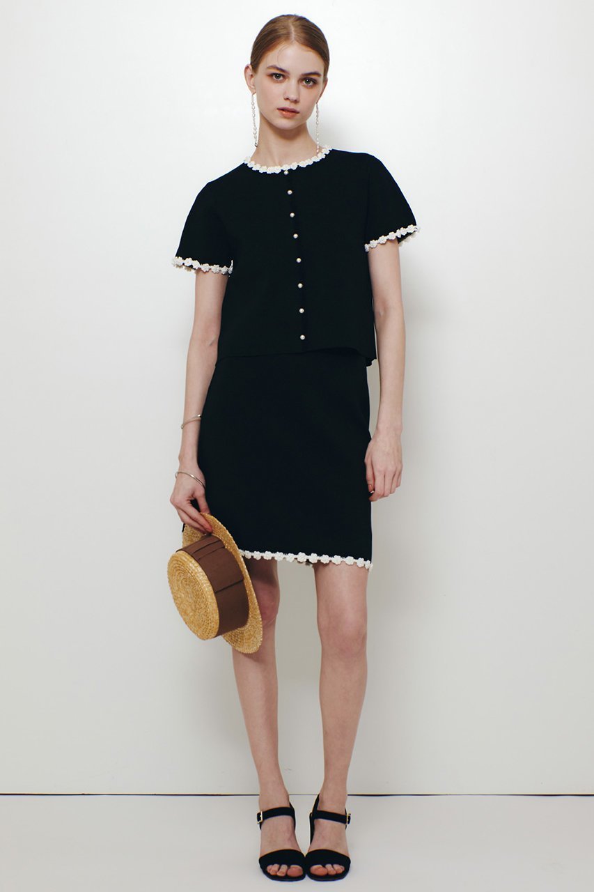 【アルアバイル/allureville】の【LOULOU WILLOUGHBY】クロッシェフラワーミニスカート 人気、トレンドファッション・服の通販 founy(ファニー) 　ファッション　Fashion　レディースファッション　Fashion for Women　スカート　Skirts　ミニスカート　Mini Skirts　カーディガン　Cardigan, Knitwear　セットアップ　Set-Up, Coordinated Outfit　バランス　Balance, Style Balance　ミニスカート　Mini Skirt, Short Skirt　ミラノリブ　Milano Rib, Milano Stitch　人気　Popular, Best Seller　新作・新入荷　New Arrivals / New In　other-5|ID: prp329100004941664 ipo3291000000037088318