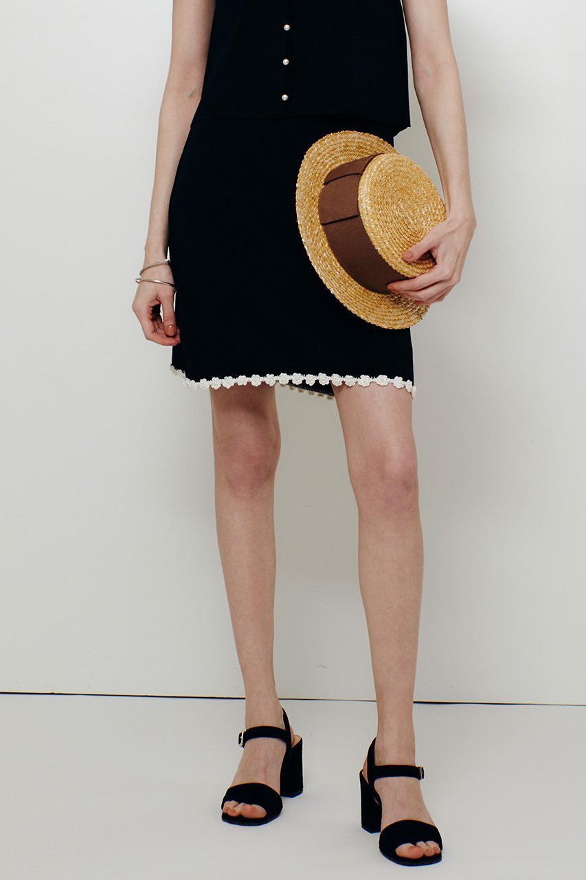 【アルアバイル/allureville】の【LOULOU WILLOUGHBY】クロッシェフラワーミニスカート 人気、トレンドファッション・服の通販 founy(ファニー) 　ファッション　Fashion　レディースファッション　Fashion for Women　スカート　Skirts　ミニスカート　Mini Skirts　カーディガン　Cardigan, Knitwear　セットアップ　Set-Up, Coordinated Outfit　バランス　Balance, Style Balance　ミニスカート　Mini Skirt, Short Skirt　ミラノリブ　Milano Rib, Milano Stitch　人気　Popular, Best Seller　新作・新入荷　New Arrivals / New In　other-6|ID: prp329100004941664 ipo3291000000037088319