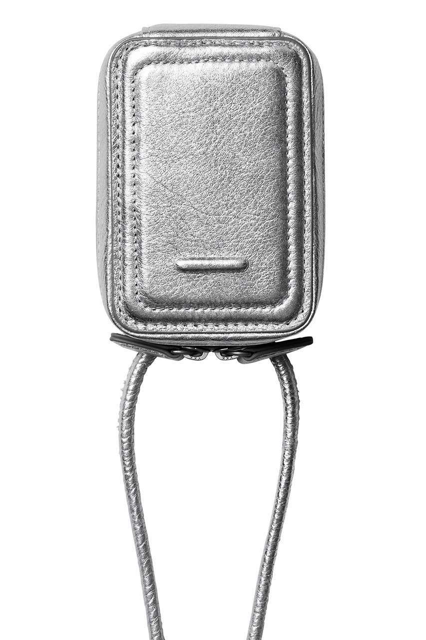 【オブジェクツアイオー/objcts.io】のショルダーストラップ付マイクロバッグ(iPhoneアクセサリー ) インテリア・キッズ・メンズ・レディースファッション・服の通販 founy(ファニー) 　ファッション　Fashion　レディースファッション　Fashion for Women　iPhone アイフォーン　iPhone　ユニセックス　Unisex, Genderless　アクセサリー　Fashion Accessories　スマート　Smart, Elegant　ポケット　Pocket, Pocket Detail　ポーチ　Pouch, Small Case　ラップ　Wrap, Wrap Design　リップ　Lip, Lip Motif　再入荷　Restock / Back in Stock　シルバー|ID: prp329100004941673 ipo3291000000037088395