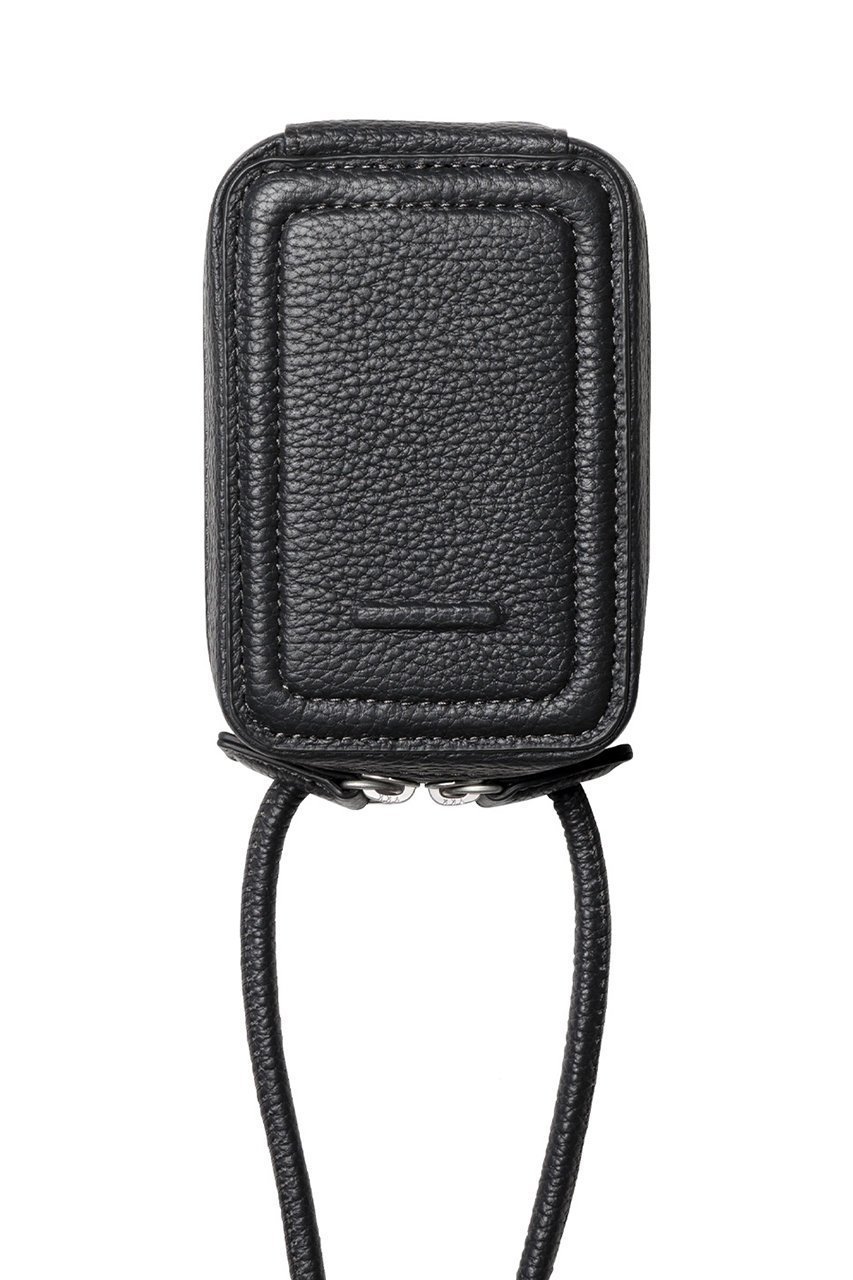 【オブジェクツアイオー/objcts.io】のショルダーストラップ付マイクロバッグ(iPhoneアクセサリー ) インテリア・キッズ・メンズ・レディースファッション・服の通販 founy(ファニー) 　ファッション　Fashion　レディースファッション　Fashion for Women　iPhone アイフォーン　iPhone　ユニセックス　Unisex, Genderless　アクセサリー　Fashion Accessories　スマート　Smart, Elegant　ポケット　Pocket, Pocket Detail　ポーチ　Pouch, Small Case　ラップ　Wrap, Wrap Design　リップ　Lip, Lip Motif　再入荷　Restock / Back in Stock　チャコール|ID: prp329100004941673 ipo3291000000037088402