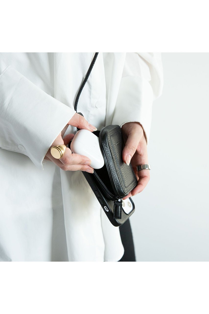 【オブジェクツアイオー/objcts.io】のショルダーストラップ付マイクロバッグ(iPhoneアクセサリー ) 人気、トレンドファッション・服の通販 founy(ファニー) 　ファッション　Fashion　レディースファッション　Fashion for Women　iPhone アイフォーン　iPhone　ユニセックス　Unisex, Genderless　アクセサリー　Fashion Accessories　スマート　Smart, Elegant　ポケット　Pocket, Pocket Detail　ポーチ　Pouch, Small Case　ラップ　Wrap, Wrap Design　リップ　Lip, Lip Motif　再入荷　Restock / Back in Stock　other-8|ID: prp329100004941673 ipo3291000000037088410