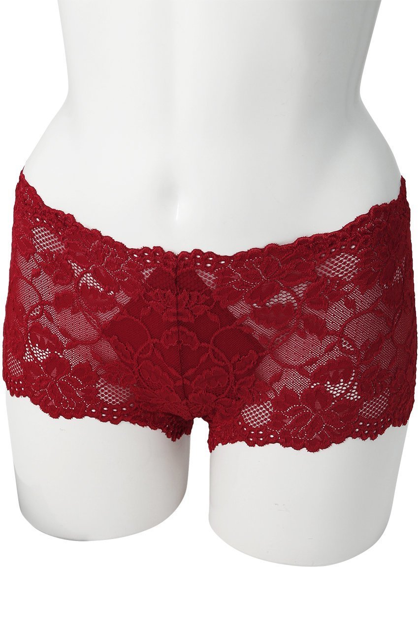 【ツェルマット/ZERMATT】のオールレースヒップハングボクサー Mサイズ インテリア・キッズ・メンズ・レディースファッション・服の通販 founy(ファニー) 　ファッション　Fashion　レディースファッション　Fashion for Women　下着・ランジェリー　Lingerie & Intimates　ショーツ・ランジェリー用ボトムス　Panties / Briefs / Lingerie Bottoms　ギャザー　Gathered, Ruffled　ショーツ　Shorts, Short Pants　センター　Center, Center Line　ランジェリー　Lingerie, Intimate Wear　レース　Lace, Lace Fabric　再入荷　Restock / Back in Stock　ルビー|ID: prp329100004941679 ipo3291000000037088465