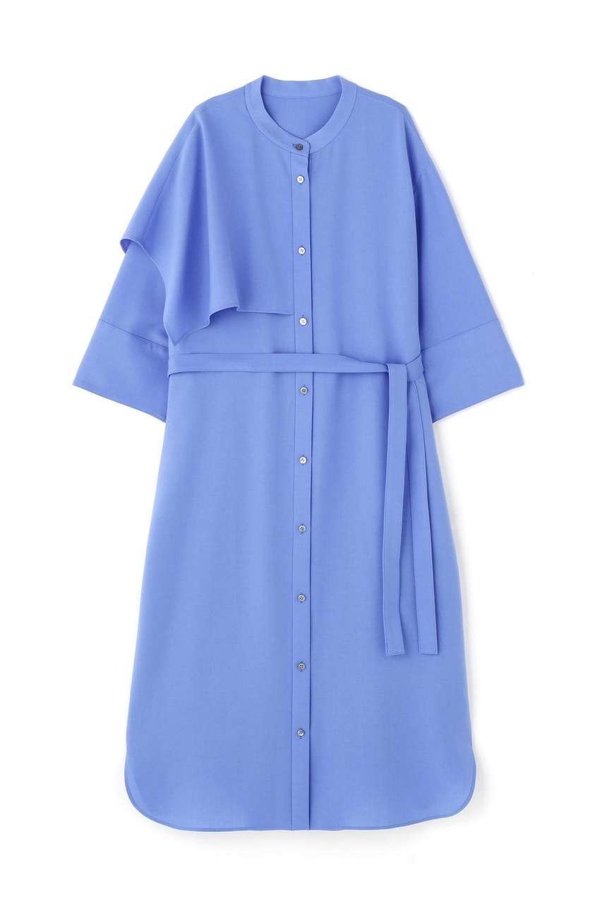 【アドーア/ADORE】のトリプルツイストワンピース インテリア・キッズ・メンズ・レディースファッション・服の通販 founy(ファニー) 　ファッション　Fashion　レディースファッション　Fashion for Women　ワンピース　Dresses　チュニック　Tunic Tops & Dresses　おすすめ　Recommended / Our Picks　アシンメトリー　Asymmetrical Style　ストレート　Straight, Straight Cut　チュニック　Tunic, Long Top　ドレス　Dress, One-Piece　ドレープ　Drape, Draping Fabric　フィット　Fit, Slim Fit　ロング　Long, Long-Length　夏　Summer　新作・新入荷　New Arrivals / New In　春　Spring　S/S・春夏　SS, Spring/Summer, Warm Season　ブルー|ID: prp329100004942406 ipo3291000000037094775