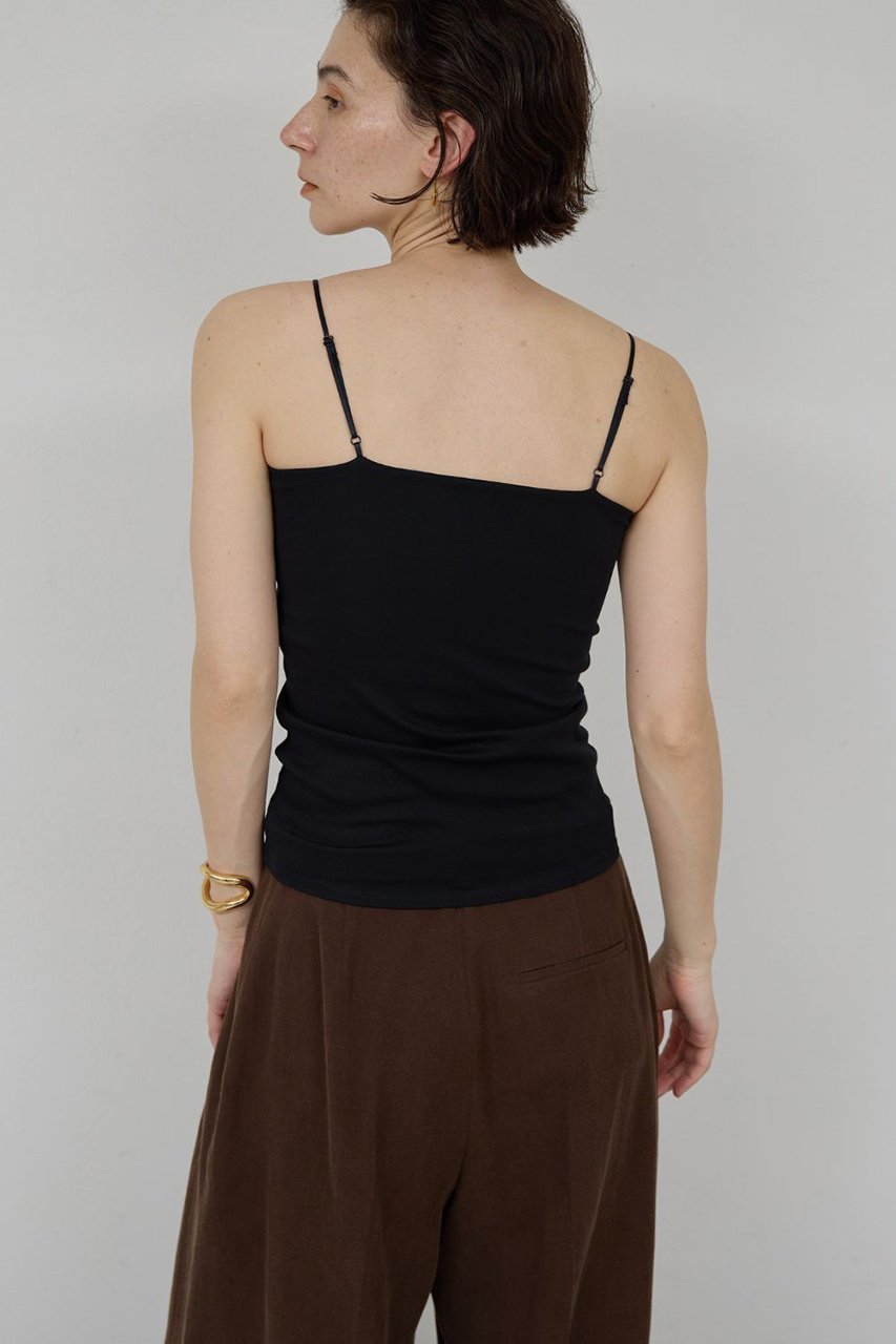 【ガリャルダガランテ/GALLARDAGALANTE】のカップ付きベアキャミソール 人気、トレンドファッション・服の通販 founy(ファニー) 　ファッション　Fashion　レディースファッション　Fashion for Women　トップス・カットソー　Cut & Sew Tops　キャミソール&ノースリーブ　Camisoles & Sleeveless Tops　シャツ・ブラウス・オフィスカジュアル　Elegant Blouses & Button-Ups　ロングTシャツ・Tシャツ　Longline T-Shirts & Tees　カットソー・ベーシックTシャツ　Cut-and-Sewn Tops / Stretch Tees & Basics　インナー　Innerwear　キャミソール　Camisole, Spaghetti Strap Top　タンク　Tank Top, Sleeveless Top　ラップ　Wrap, Wrap Design　新作・新入荷　New Arrivals / New In　other-7|ID: prp329100004942410 ipo3291000000037094799