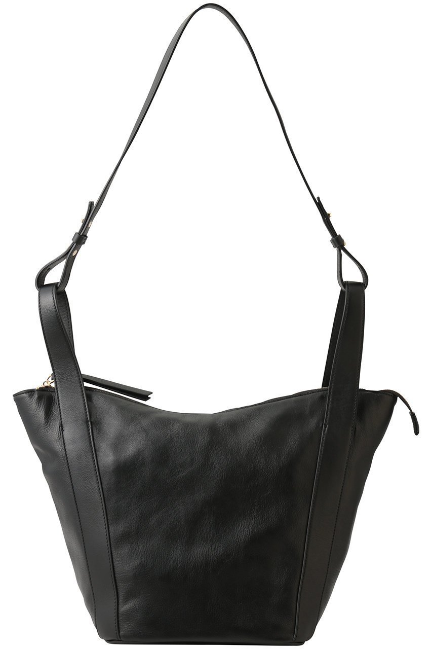 【ガリャルダガランテ/GALLARDAGALANTE】の【2.718】レザーショルダーバッグ インテリア・キッズ・メンズ・レディースファッション・服の通販 founy(ファニー) 　ファッション　Fashion　レディースファッション　Fashion for Women　バッグ　Bags　ショルダー　Shoulder, Shoulder Strap　シンプル　Simple, Minimal　トレンド　Trend, Trending Now　新作・新入荷　New Arrivals / New In　ブラック|ID: prp329100004942416 ipo3291000000037094840