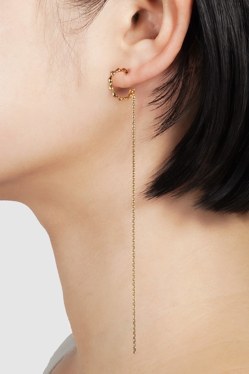 【アヤミ ジュエリー/AYAMI jewelry】のHoop Chain シングルピアス(片耳用) 人気、トレンドファッション・服の通販 founy(ファニー) 　ファッション　Fashion　レディースファッション　Fashion for Women　ジュエリー　Jewelry　ファッションリング　Fashion Rings　イヤリング・フープ・ドロップタイプ　Hoop, Drop & Clip Earrings　アシンメトリー　Asymmetrical Style　イヤリング　Earrings　チェーン　Chain, Chain Strap　テクスチャー　Texture, Textured Fabric　フープ　Hoop, Hoop Earrings　ロング　Long, Long-Length　新作・新入荷　New Arrivals / New In　片耳　One-Ear, Single Earring　other-4|ID: prp329100004942419 ipo3291000000037094864