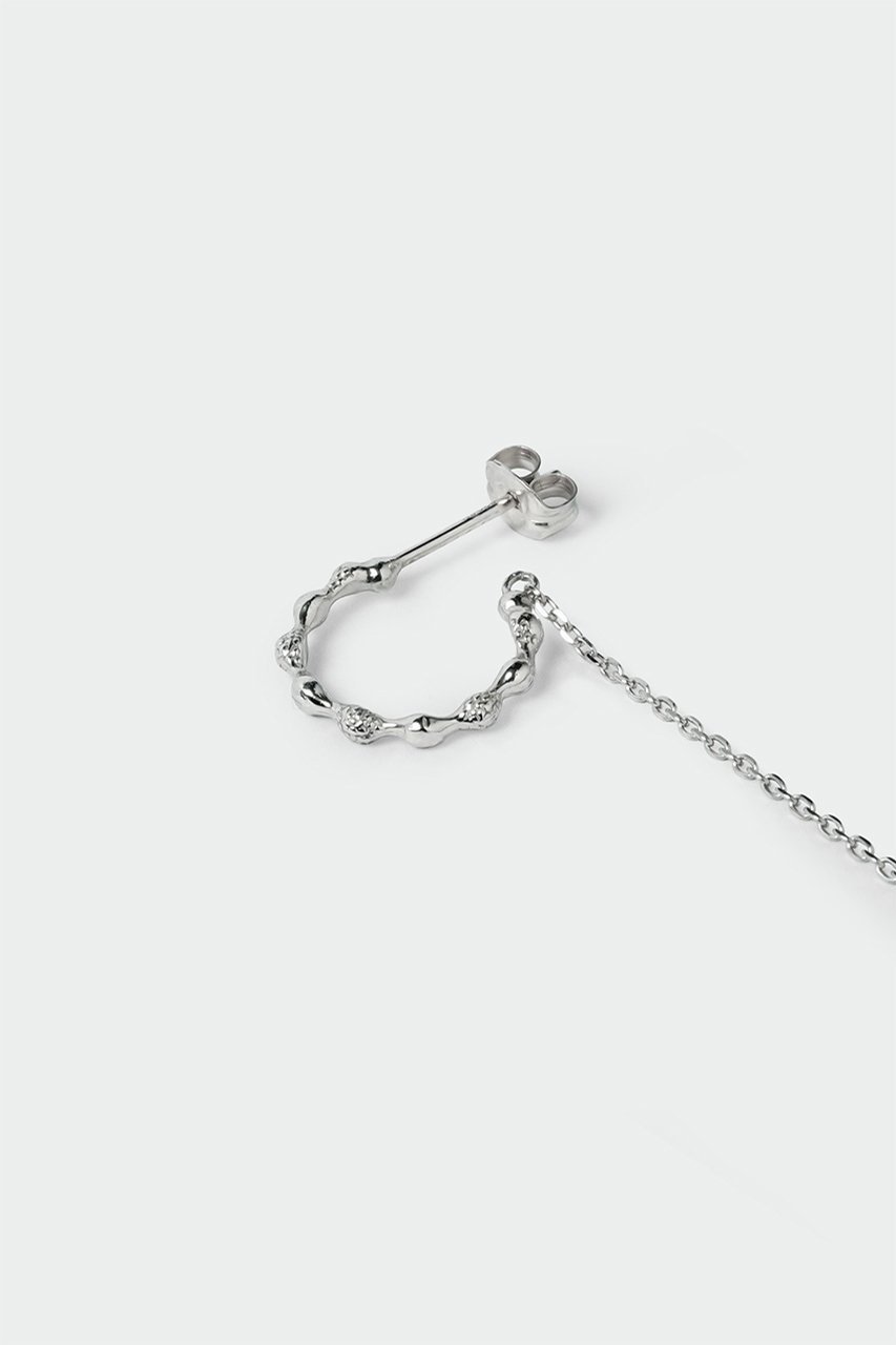 【アヤミ ジュエリー/AYAMI jewelry】のHoop Chain シングルピアス(片耳用) 人気、トレンドファッション・服の通販 founy(ファニー) 　ファッション　Fashion　レディースファッション　Fashion for Women　ジュエリー　Jewelry　ファッションリング　Fashion Rings　イヤリング・フープ・ドロップタイプ　Hoop, Drop & Clip Earrings　アシンメトリー　Asymmetrical Style　イヤリング　Earrings　チェーン　Chain, Chain Strap　テクスチャー　Texture, Textured Fabric　フープ　Hoop, Hoop Earrings　ロング　Long, Long-Length　新作・新入荷　New Arrivals / New In　片耳　One-Ear, Single Earring　other-3|ID: prp329100004942420 ipo3291000000037094868