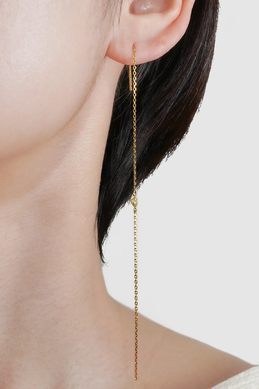 【アヤミ ジュエリー/AYAMI jewelry】のThorn Chain シングルピアス(片耳用) 人気、トレンドファッション・服の通販 founy(ファニー) 　ファッション　Fashion　レディースファッション　Fashion for Women　ジュエリー　Jewelry　ファッションリング　Fashion Rings　イヤリング・フープ・ドロップタイプ　Hoop, Drop & Clip Earrings　イヤリング　Earrings　チェーン　Chain, Chain Strap　モチーフ　Motif, Design Theme　リュクス　Luxury, Elegant, High-End, Chic　ロング　Long, Long-Length　新作・新入荷　New Arrivals / New In　片耳　One-Ear, Single Earring　other-2|ID: prp329100004942421 ipo3291000000037094872