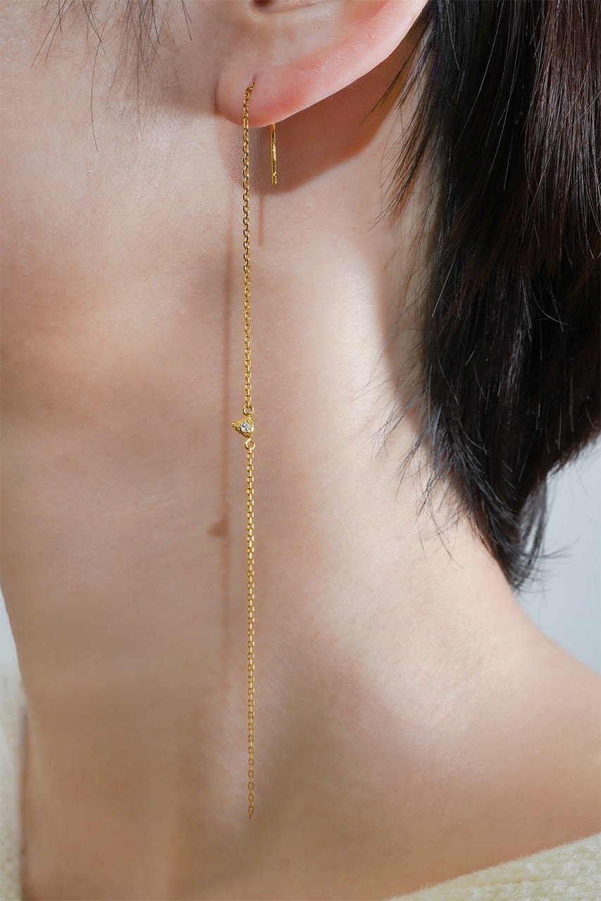 【アヤミ ジュエリー/AYAMI jewelry】のThorn Chain シングルピアス(片耳用) 人気、トレンドファッション・服の通販 founy(ファニー) 　ファッション　Fashion　レディースファッション　Fashion for Women　ジュエリー　Jewelry　ファッションリング　Fashion Rings　イヤリング・フープ・ドロップタイプ　Hoop, Drop & Clip Earrings　イヤリング　Earrings　チェーン　Chain, Chain Strap　モチーフ　Motif, Design Theme　リュクス　Luxury, Elegant, High-End, Chic　ロング　Long, Long-Length　新作・新入荷　New Arrivals / New In　片耳　One-Ear, Single Earring　other-5|ID: prp329100004942421 ipo3291000000037094875