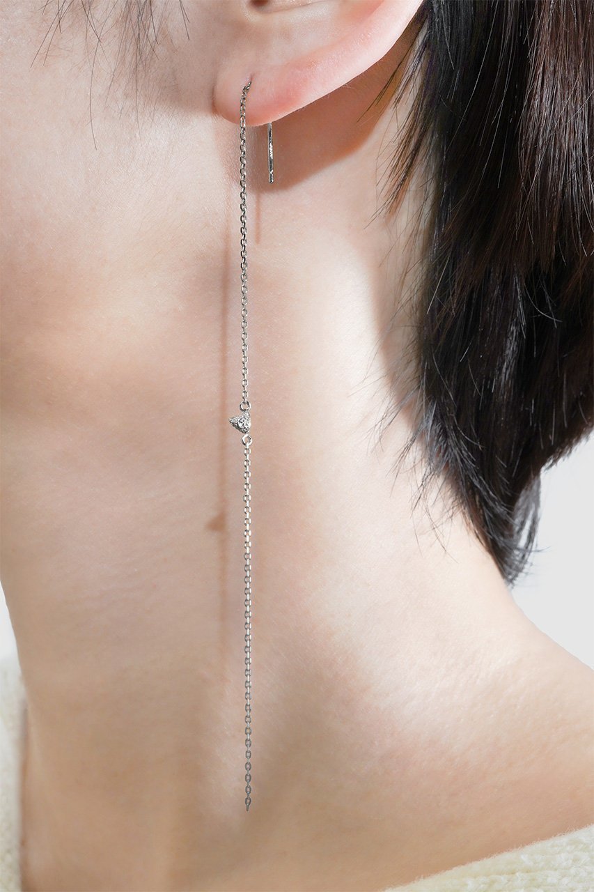 【アヤミ ジュエリー/AYAMI jewelry】のThorn Chain シングルピアス(片耳用) 人気、トレンドファッション・服の通販 founy(ファニー) 　ファッション　Fashion　レディースファッション　Fashion for Women　ジュエリー　Jewelry　ファッションリング　Fashion Rings　イヤリング・フープ・ドロップタイプ　Hoop, Drop & Clip Earrings　イヤリング　Earrings　チェーン　Chain, Chain Strap　モチーフ　Motif, Design Theme　リュクス　Luxury, Elegant, High-End, Chic　ロング　Long, Long-Length　新作・新入荷　New Arrivals / New In　片耳　One-Ear, Single Earring　other-5|ID: prp329100004942422 ipo3291000000037094881