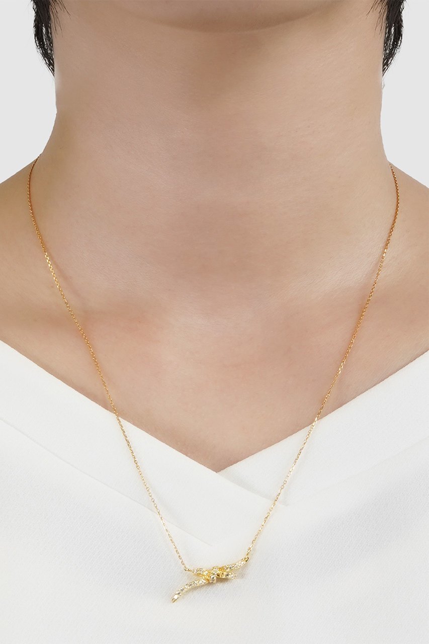 【アヤミ ジュエリー/AYAMI jewelry】のAiry Ribbon ネックレス 人気、トレンドファッション・服の通販 founy(ファニー) 　ファッション　Fashion　レディースファッション　Fashion for Women　ジュエリー　Jewelry　ネックレス　Necklaces & Pendants　エアリー　Airy Texture　ネックレス　Necklace, Pendant Necklace　フォルム　Silhouette, Form　モチーフ　Motif, Design Theme　リボン　Ribbon, Bow　新作・新入荷　New Arrivals / New In　other-2|ID: prp329100004942425 ipo3291000000037094894