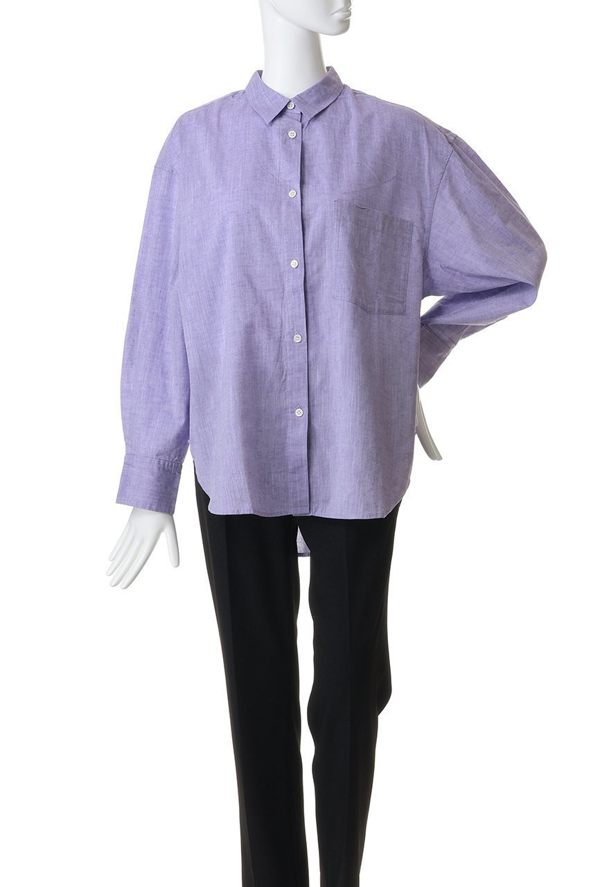 【エリオポール/heliopole】の【THREE DOTS】COTTON LINE シャツ 人気、トレンドファッション・服の通販 founy(ファニー) 　ファッション　Fashion　レディースファッション　Fashion for Women　トップス・カットソー　Cut & Sew Tops　シャツ・ブラウス・オフィスカジュアル　Elegant Blouses & Button-Ups　スタンダード　Standard, Basic　スリーブ　Sleeve, Long Sleeve / Short Sleeve　リネン　Linen, Linen Fabric　ロング　Long, Long-Length　夏　Summer　新作・新入荷　New Arrivals / New In　春　Spring　S/S・春夏　SS, Spring/Summer, Warm Season　other-2|ID: prp329100004942440 ipo3291000000037094976