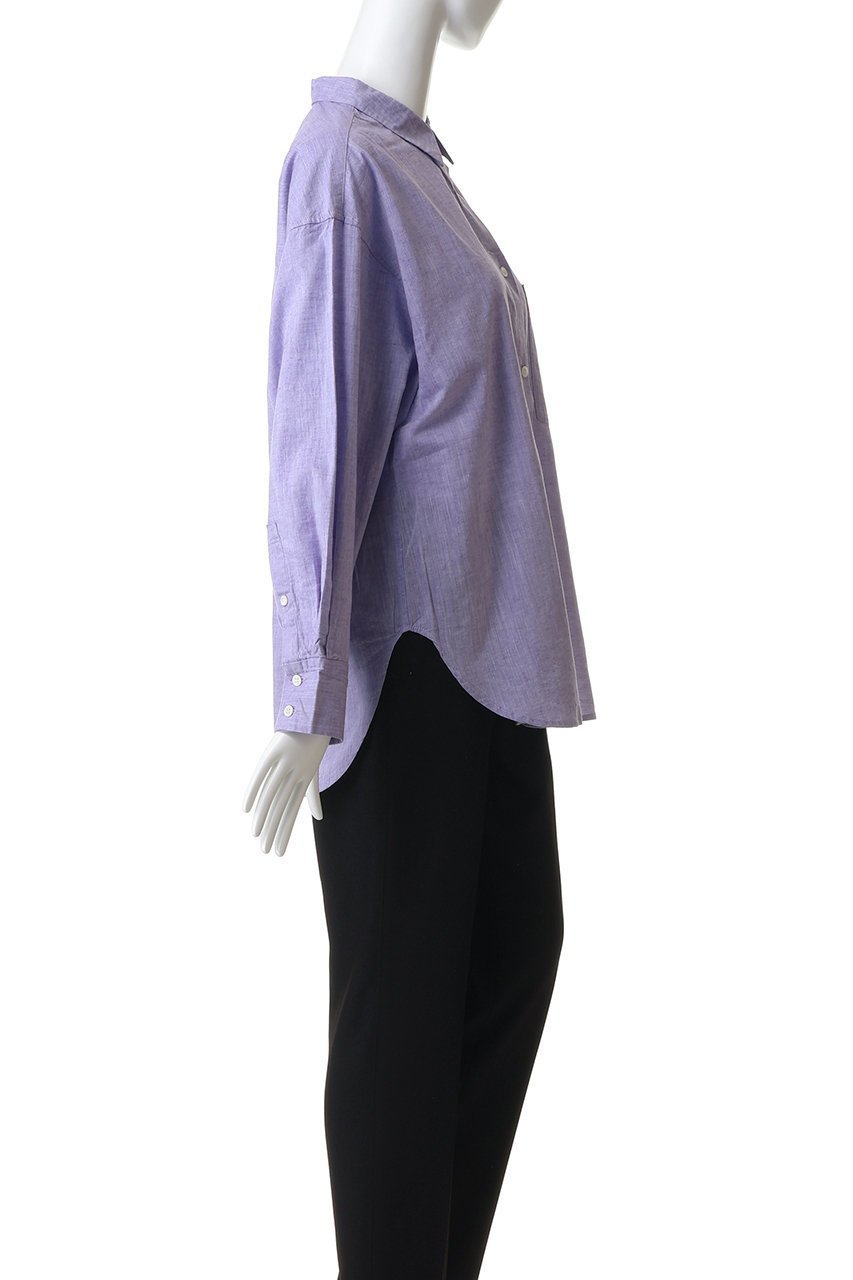 【エリオポール/heliopole】の【THREE DOTS】COTTON LINE シャツ 人気、トレンドファッション・服の通販 founy(ファニー) 　ファッション　Fashion　レディースファッション　Fashion for Women　トップス・カットソー　Cut & Sew Tops　シャツ・ブラウス・オフィスカジュアル　Elegant Blouses & Button-Ups　スタンダード　Standard, Basic　スリーブ　Sleeve, Long Sleeve / Short Sleeve　リネン　Linen, Linen Fabric　ロング　Long, Long-Length　夏　Summer　新作・新入荷　New Arrivals / New In　春　Spring　S/S・春夏　SS, Spring/Summer, Warm Season　other-3|ID: prp329100004942440 ipo3291000000037094977