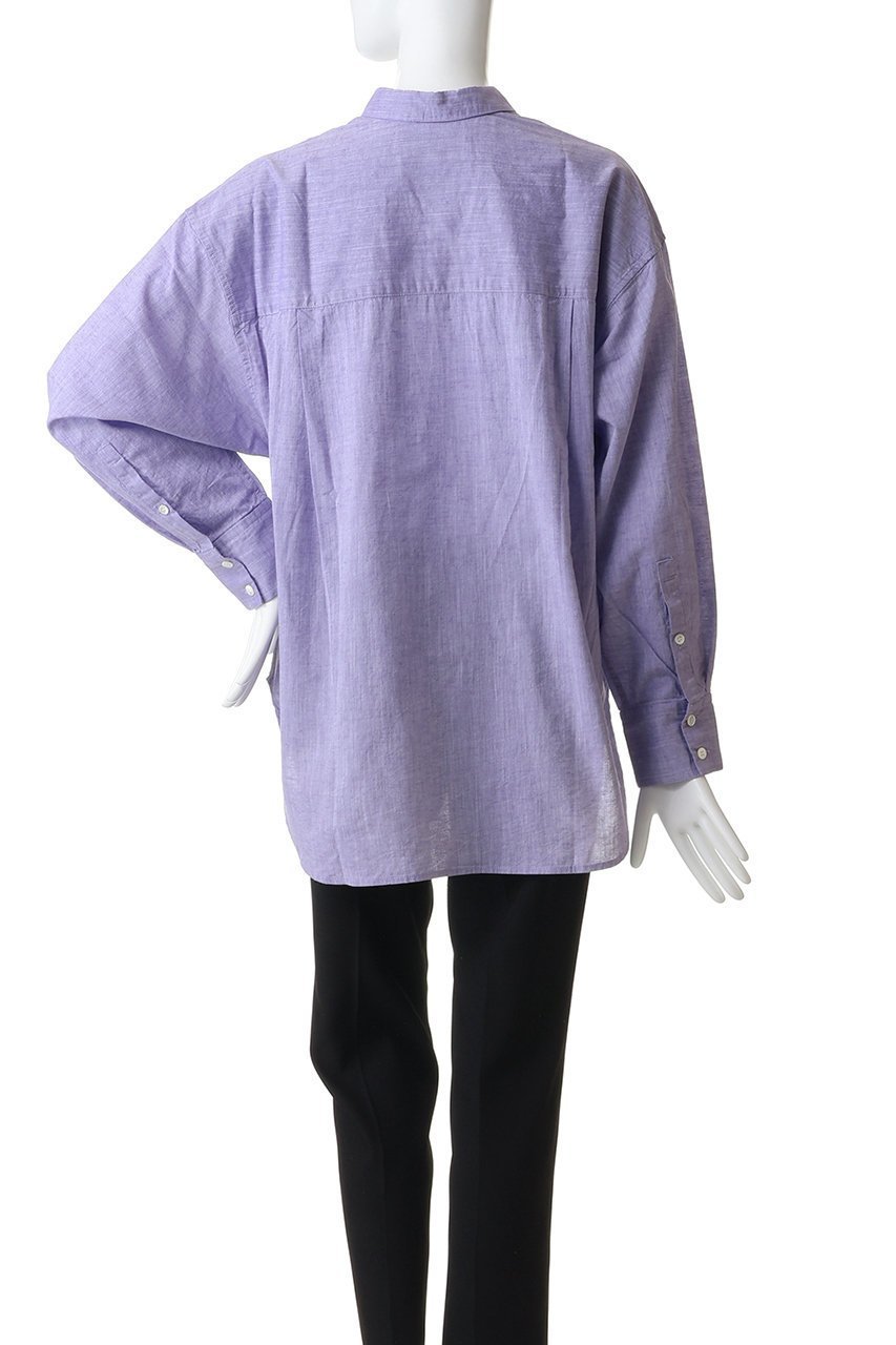 【エリオポール/heliopole】の【THREE DOTS】COTTON LINE シャツ 人気、トレンドファッション・服の通販 founy(ファニー) 　ファッション　Fashion　レディースファッション　Fashion for Women　トップス・カットソー　Cut & Sew Tops　シャツ・ブラウス・オフィスカジュアル　Elegant Blouses & Button-Ups　スタンダード　Standard, Basic　スリーブ　Sleeve, Long Sleeve / Short Sleeve　リネン　Linen, Linen Fabric　ロング　Long, Long-Length　夏　Summer　新作・新入荷　New Arrivals / New In　春　Spring　S/S・春夏　SS, Spring/Summer, Warm Season　other-4|ID: prp329100004942440 ipo3291000000037094978