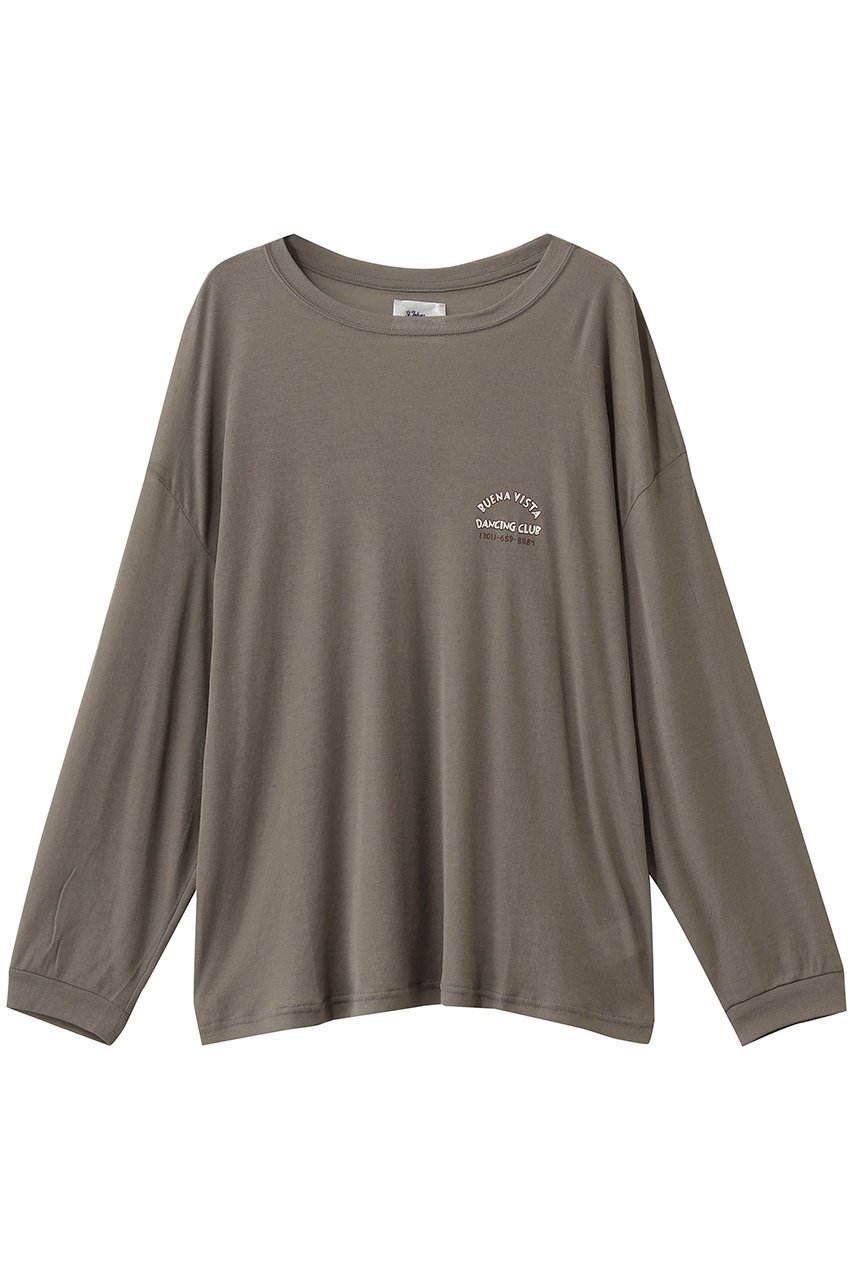 【エリオポール/heliopole】の【ST.JOHNS 3rd CLUB】LOGO ロングスリーブ インテリア・キッズ・メンズ・レディースファッション・服の通販 founy(ファニー) 　ファッション　Fashion　レディースファッション　Fashion for Women　トップス・カットソー　Cut & Sew Tops　シャツ・ブラウス・オフィスカジュアル　Elegant Blouses & Button-Ups　ロングTシャツ・Tシャツ　Longline T-Shirts & Tees　カットソー・ベーシックTシャツ　Cut-and-Sewn Tops / Stretch Tees & Basics　スリーブ　Sleeve, Long Sleeve / Short Sleeve　ロング　Long, Long-Length　新作・新入荷　New Arrivals / New In　ブラウン|ID: prp329100004942441 ipo3291000000037094982