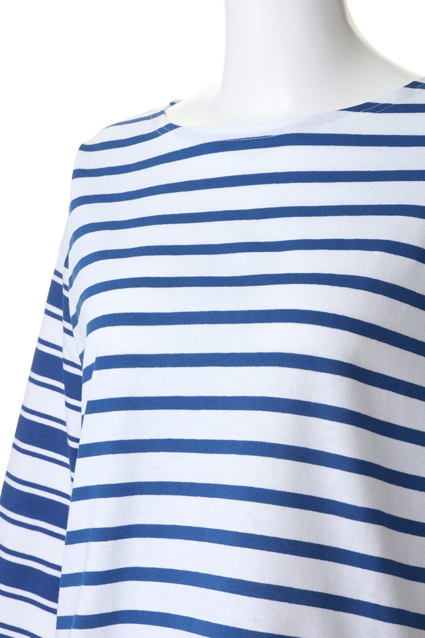 【エリオポール/heliopole】の【Le Minor】CHOUCHOU ボーダーショートカットソー 人気、トレンドファッション・服の通販 founy(ファニー) 　ファッション　Fashion　レディースファッション　Fashion for Women　トップス・カットソー　Cut & Sew Tops　シャツ・ブラウス・オフィスカジュアル　Elegant Blouses & Button-Ups　ロングTシャツ・Tシャツ　Longline T-Shirts & Tees　カットソー・ベーシックTシャツ　Cut-and-Sewn Tops / Stretch Tees & Basics　カットソー　Cut and Sewn Top　コンパクト　Compact, Small Size　スラックス　Slacks, Dress Pants　スリーブ　Sleeve, Long Sleeve / Short Sleeve　デニム　Denim, Jeans Material　ボーダー　Border, Stripe　ロング　Long, Long-Length　夏　Summer　定番　Standard, Basic Item　新作・新入荷　New Arrivals / New In　春　Spring　S/S・春夏　SS, Spring/Summer, Warm Season　other-5|ID: prp329100004942444 ipo3291000000037095007