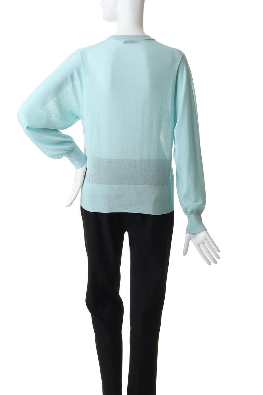 【エリオポール/heliopole】のシアーニットカーディガン 人気、トレンドファッション・服の通販 founy(ファニー) 　ファッション　Fashion　レディースファッション　Fashion for Women　トップス・カットソー　Cut & Sew Tops　ニット　Knit Tops & Sweaters　カーディガン・羽織り　Layered Style Cardigans　おすすめ　Recommended / Our Picks　カーディガン　Cardigan, Knitwear　シアー　Sheer, See-Through　シンプル　Simple, Minimal　セットアップ　Set-Up, Coordinated Outfit　ボーダー　Border, Stripe　夏　Summer　新作・新入荷　New Arrivals / New In　other-4|ID: prp329100004942445 ipo3291000000037095015