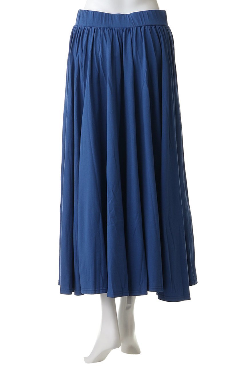 【エリオポール/heliopole】のコットンジャージースカート 人気、トレンドファッション・服の通販 founy(ファニー) 　ファッション　Fashion　レディースファッション　Fashion for Women　スカート　Skirts　ロングスカート　Long Skirts / Maxi & Midi Skirts　ギャザー　Gathered, Ruffled　フレア　Flare, Flared　ロング　Long, Long-Length　新作・新入荷　New Arrivals / New In　other-4|ID: prp329100004942447 ipo3291000000037095034