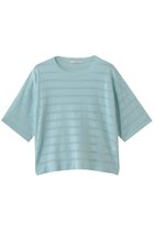 【エリオポール/heliopole】のシアーボーダーニットクルーネック 人気、トレンドファッション・服の通販 founy(ファニー) ファッション Fashion レディースファッション Fashion for Women トップス・カットソー Cut & Sew Tops ニット Knit Tops & Sweaters カジュアルプルオーバー・ニットトップス Pullovers & Knit Tops / Casual Pullovers おすすめ Recommended / Our Picks カーディガン Cardigan, Knitwear シアー Sheer, See-Through セットアップ Set-Up, Coordinated Outfit ボーダー Border, Stripe 夏 Summer 新作・新入荷 New Arrivals / New In thumbnail スカイブルー|ID: prp329100004942448 ipo3291000000037095042