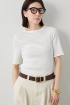 【ウィムガゼット/Whim Gazette】の半袖クルーネックテレコカットソー 人気、トレンドファッション・服の通販 founy(ファニー) ファッション Fashion レディースファッション Fashion for Women トップス・カットソー Cut & Sew Tops シャツ・ブラウス・オフィスカジュアル Elegant Blouses & Button-Ups ロングTシャツ・Tシャツ Longline T-Shirts & Tees カットソー・ベーシックTシャツ Cut-and-Sewn Tops / Stretch Tees & Basics インナー Innerwear カットソー Cut and Sewn Top ショート Short, Short Length シンプル Simple, Minimal ジャケット Jacket, Outerwear スマート Smart, Elegant スリーブ Sleeve, Long Sleeve / Short Sleeve テレコ Ribbed, Rib Stitch フィット Fit, Slim Fit フェミニン Feminine, Girly ブライト Bright, Shiny プレミアム Premium, High-End ベーシック Basic, Essential ボトム Bottoms, Lower Wear 半袖 Short Sleeve, Half Sleeve エレガント 上品 Elegant 新作・新入荷 New Arrivals / New In thumbnail オフホワイト|ID: prp329100004942451 ipo3291000000037095064