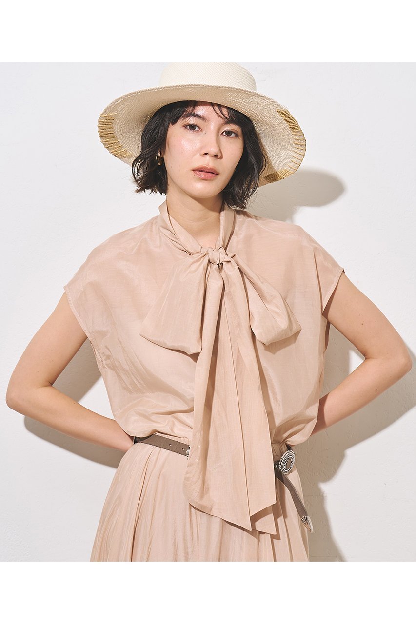 【ウィムガゼット/Whim Gazette】の【WEB&一部店舗限定カラーあり】コットンシルクボウブラウス 人気、トレンドファッション・服の通販 founy(ファニー) 　ファッション　Fashion　レディースファッション　Fashion for Women　トップス・カットソー　Cut & Sew Tops　シャツ・ブラウス・オフィスカジュアル　Elegant Blouses & Button-Ups　おすすめ　Recommended / Our Picks　エレガント 上品　Elegant　ショート　Short, Short Length　シルク　Silk, 100% Silk　シンプル　Simple, Minimal　スリーブ　Sleeve, Long Sleeve / Short Sleeve　セットアップ　Set-Up, Coordinated Outfit　フレンチ　French, French Style　ベビー　Baby, Babywear　ボトム　Bottoms, Lower Wear　新作・新入荷　New Arrivals / New In　other-5|ID: prp329100004942452 ipo3291000000037095080