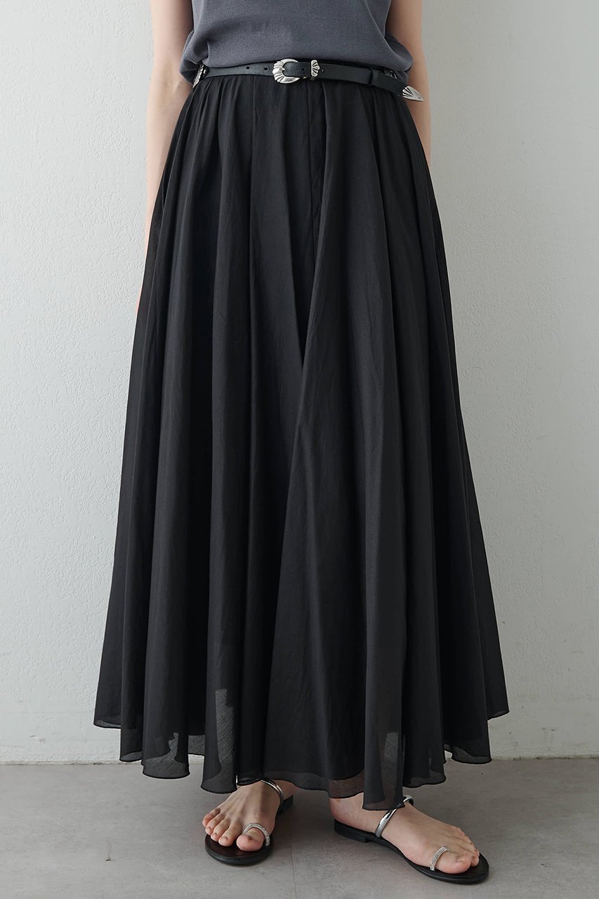 【ウィムガゼット/Whim Gazette】の【WEB&一部店舗限定カラーあり】コットンシルクフレアスカート インテリア・キッズ・メンズ・レディースファッション・服の通販 founy(ファニー) 　ファッション　Fashion　レディースファッション　Fashion for Women　スカート　Skirts　Aライン・フレアスカート　A-Line & Flared Skirts　ロングスカート　Long Skirts / Maxi & Midi Skirts　おすすめ　Recommended / Our Picks　エアリー　Airy Texture　ギャザー　Gathered, Ruffled　シルク　Silk, 100% Silk　セットアップ　Set-Up, Coordinated Outfit　ベビー　Baby, Babywear　ロング　Long, Long-Length　エレガント 上品　Elegant　夏　Summer　新作・新入荷　New Arrivals / New In　春　Spring　S/S・春夏　SS, Spring/Summer, Warm Season　ブラック|ID: prp329100004942453 ipo3291000000037095085