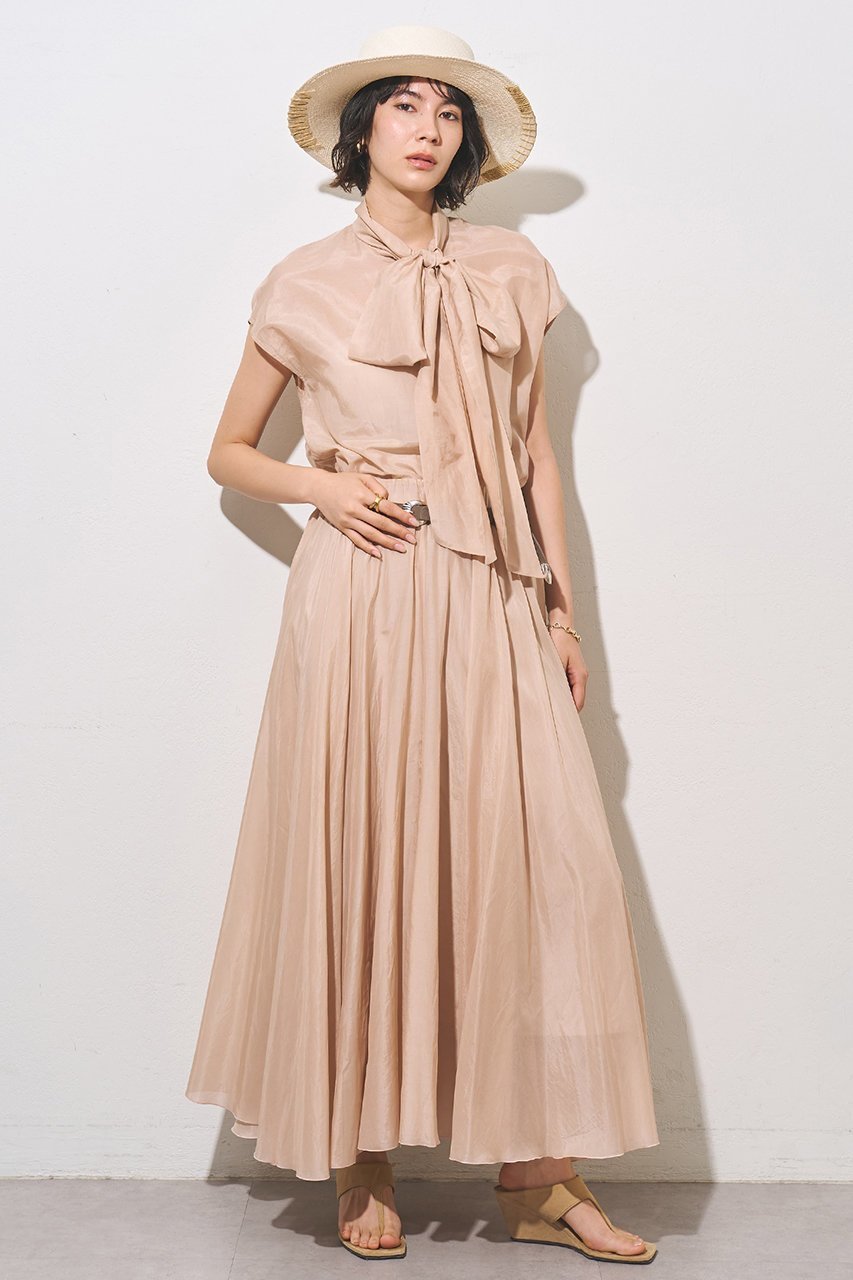 【ウィムガゼット/Whim Gazette】の【WEB&一部店舗限定カラーあり】コットンシルクフレアスカート 人気、トレンドファッション・服の通販 founy(ファニー) 　ファッション　Fashion　レディースファッション　Fashion for Women　スカート　Skirts　Aライン・フレアスカート　A-Line & Flared Skirts　ロングスカート　Long Skirts / Maxi & Midi Skirts　おすすめ　Recommended / Our Picks　エアリー　Airy Texture　ギャザー　Gathered, Ruffled　シルク　Silk, 100% Silk　セットアップ　Set-Up, Coordinated Outfit　ベビー　Baby, Babywear　ロング　Long, Long-Length　エレガント 上品　Elegant　夏　Summer　新作・新入荷　New Arrivals / New In　春　Spring　S/S・春夏　SS, Spring/Summer, Warm Season　other-2|ID: prp329100004942453 ipo3291000000037095087