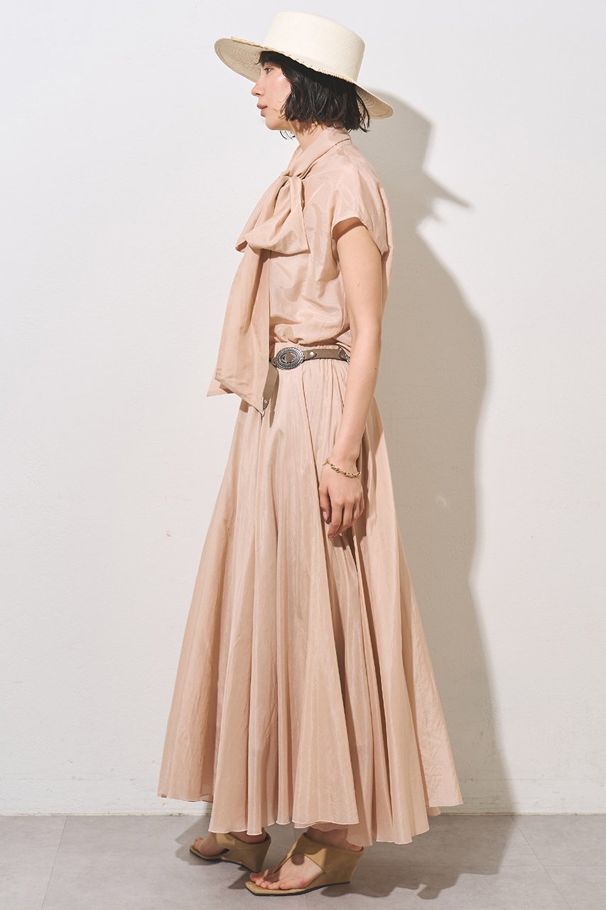 【ウィムガゼット/Whim Gazette】の【WEB&一部店舗限定カラーあり】コットンシルクフレアスカート 人気、トレンドファッション・服の通販 founy(ファニー) 　ファッション　Fashion　レディースファッション　Fashion for Women　スカート　Skirts　Aライン・フレアスカート　A-Line & Flared Skirts　ロングスカート　Long Skirts / Maxi & Midi Skirts　おすすめ　Recommended / Our Picks　エアリー　Airy Texture　ギャザー　Gathered, Ruffled　シルク　Silk, 100% Silk　セットアップ　Set-Up, Coordinated Outfit　ベビー　Baby, Babywear　ロング　Long, Long-Length　エレガント 上品　Elegant　夏　Summer　新作・新入荷　New Arrivals / New In　春　Spring　S/S・春夏　SS, Spring/Summer, Warm Season　other-3|ID: prp329100004942453 ipo3291000000037095088