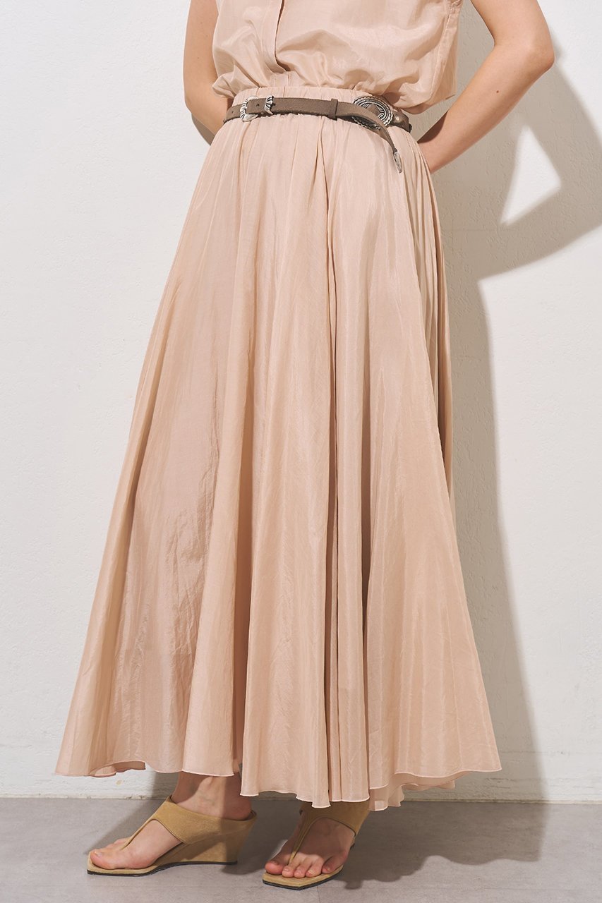 【ウィムガゼット/Whim Gazette】の【WEB&一部店舗限定カラーあり】コットンシルクフレアスカート 人気、トレンドファッション・服の通販 founy(ファニー) 　ファッション　Fashion　レディースファッション　Fashion for Women　スカート　Skirts　Aライン・フレアスカート　A-Line & Flared Skirts　ロングスカート　Long Skirts / Maxi & Midi Skirts　おすすめ　Recommended / Our Picks　エアリー　Airy Texture　ギャザー　Gathered, Ruffled　シルク　Silk, 100% Silk　セットアップ　Set-Up, Coordinated Outfit　ベビー　Baby, Babywear　ロング　Long, Long-Length　エレガント 上品　Elegant　夏　Summer　新作・新入荷　New Arrivals / New In　春　Spring　S/S・春夏　SS, Spring/Summer, Warm Season　other-7|ID: prp329100004942453 ipo3291000000037095092