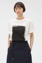 【マーガレットハウエル/MARGARET HOWELL】のLIGHT COTTON JERSEY TOP 人気、トレンドファッション・服の通販 founy(ファニー) ファッション Fashion レディースファッション Fashion for Women トップス・カットソー Cut & Sew Tops シャツ・ブラウス・オフィスカジュアル Elegant Blouses & Button-Ups ロングTシャツ・Tシャツ Longline T-Shirts & Tees カットソー・ベーシックTシャツ Cut-and-Sewn Tops / Stretch Tees & Basics グラフィック Graphic, Graphic Design ショート Short, Short Length スリーブ Sleeve, Long Sleeve / Short Sleeve ブロック Block, Solid Block Pattern プリント Print, Printed Pattern ヴィンテージ Vintage Style 新作・新入荷 New Arrivals / New In thumbnail ホワイト|ID: prp329100004942456 ipo3291000000037095104
