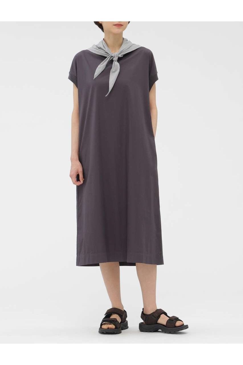 【マーガレットハウエル/MARGARET HOWELL】のGARMENT DYED COTTON POPLIN DRESS 人気、トレンドファッション・服の通販 founy(ファニー) 　ファッション　Fashion　レディースファッション　Fashion for Women　ワンピース　Dresses　フォーマル・パーティードレス・結婚式用ドレス　Elegant & Casual Dresses　チュニック　Tunic Tops & Dresses　スリーブ　Sleeve, Long Sleeve / Short Sleeve　チュニック　Tunic, Long Top　ドレス　Dress, One-Piece　新作・新入荷　New Arrivals / New In　 other-1|ID: prp329100004942458 ipo3291000000037095116
