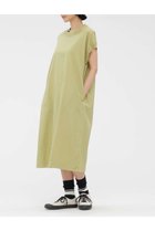 【マーガレットハウエル/MARGARET HOWELL】のGARMENT DYED COTTON POPLIN DRESS 人気、トレンドファッション・服の通販 founy(ファニー) ファッション Fashion レディースファッション Fashion for Women ワンピース Dresses フォーマル・パーティードレス・結婚式用ドレス Elegant & Casual Dresses チュニック Tunic Tops & Dresses スリーブ Sleeve, Long Sleeve / Short Sleeve チュニック Tunic, Long Top ドレス Dress, One-Piece 新作・新入荷 New Arrivals / New In thumbnail グリーン|ID: prp329100004942458 ipo3291000000037095118