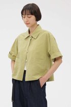 【マーガレットハウエル/MARGARET HOWELL】のHIGH COUNT DRY COTTON LINEN SHIRT 人気、トレンドファッション・服の通販 founy(ファニー) ファッション Fashion レディースファッション Fashion for Women トップス・カットソー Cut & Sew Tops シャツ・ブラウス・オフィスカジュアル Elegant Blouses & Button-Ups コンパクト Compact, Small Size ショート Short, Short Length スリーブ Sleeve, Long Sleeve / Short Sleeve ポケット Pocket, Pocket Detail リネン Linen, Linen Fabric ワイド Wide, Wide Fit 新作・新入荷 New Arrivals / New In thumbnail イエロー|ID: prp329100004942459 ipo3291000000037095124