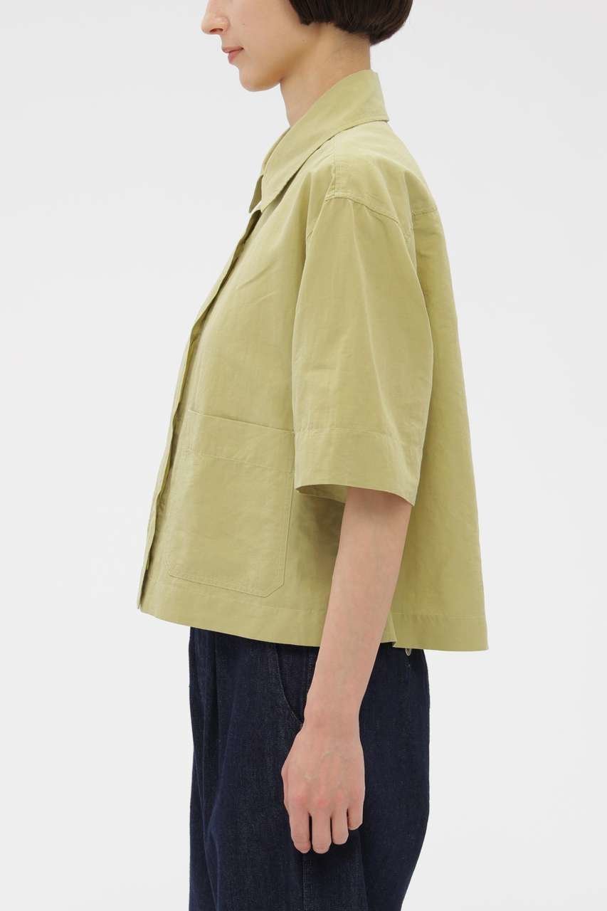 【マーガレットハウエル/MARGARET HOWELL】のHIGH COUNT DRY COTTON LINEN SHIRT 人気、トレンドファッション・服の通販 founy(ファニー) 　ファッション　Fashion　レディースファッション　Fashion for Women　トップス・カットソー　Cut & Sew Tops　シャツ・ブラウス・オフィスカジュアル　Elegant Blouses & Button-Ups　コンパクト　Compact, Small Size　ショート　Short, Short Length　スリーブ　Sleeve, Long Sleeve / Short Sleeve　ポケット　Pocket, Pocket Detail　リネン　Linen, Linen Fabric　ワイド　Wide, Wide Fit　新作・新入荷　New Arrivals / New In　other-4|ID: prp329100004942459 ipo3291000000037095127