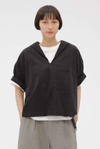 【マーガレットハウエル/MARGARET HOWELL】のSANDED COTTON LINEN SHIRT 人気、トレンドファッション・服の通販 founy(ファニー) ファッション Fashion レディースファッション Fashion for Women トップス・カットソー Cut & Sew Tops シャツ・ブラウス・オフィスカジュアル Elegant Blouses & Button-Ups コンパクト Compact, Small Size ショート Short, Short Length スリーブ Sleeve, Long Sleeve / Short Sleeve ハーフ Half, Half-Length ポケット Pocket, Pocket Detail リネン Linen, Linen Fabric ワイド Wide, Wide Fit 夏 Summer 新作・新入荷 New Arrivals / New In thumbnail ブラック|ID: prp329100004942460 ipo3291000000037095133