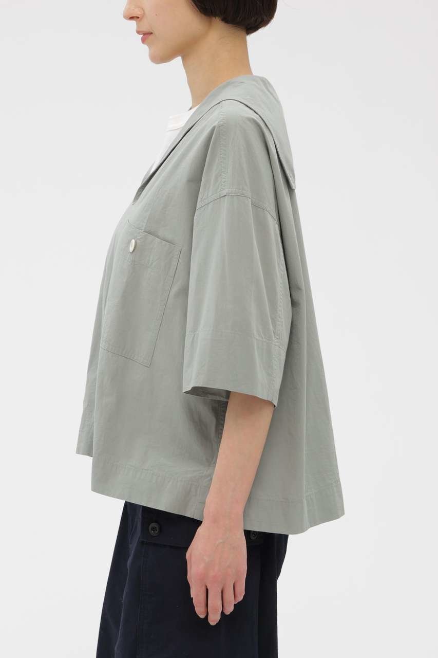 【マーガレットハウエル/MARGARET HOWELL】のSANDED COTTON LINEN SHIRT 人気、トレンドファッション・服の通販 founy(ファニー) 　ファッション　Fashion　レディースファッション　Fashion for Women　トップス・カットソー　Cut & Sew Tops　シャツ・ブラウス・オフィスカジュアル　Elegant Blouses & Button-Ups　コンパクト　Compact, Small Size　ショート　Short, Short Length　スリーブ　Sleeve, Long Sleeve / Short Sleeve　ハーフ　Half, Half-Length　ポケット　Pocket, Pocket Detail　リネン　Linen, Linen Fabric　ワイド　Wide, Wide Fit　夏　Summer　新作・新入荷　New Arrivals / New In　other-4|ID: prp329100004942460 ipo3291000000037095137