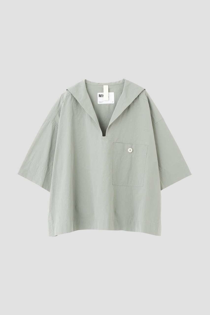 【マーガレットハウエル/MARGARET HOWELL】のSANDED COTTON LINEN SHIRT 人気、トレンドファッション・服の通販 founy(ファニー) 　ファッション　Fashion　レディースファッション　Fashion for Women　トップス・カットソー　Cut & Sew Tops　シャツ・ブラウス・オフィスカジュアル　Elegant Blouses & Button-Ups　コンパクト　Compact, Small Size　ショート　Short, Short Length　スリーブ　Sleeve, Long Sleeve / Short Sleeve　ハーフ　Half, Half-Length　ポケット　Pocket, Pocket Detail　リネン　Linen, Linen Fabric　ワイド　Wide, Wide Fit　夏　Summer　新作・新入荷　New Arrivals / New In　other-5|ID: prp329100004942460 ipo3291000000037095138